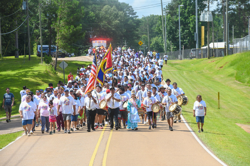 A Unity Walk was held on the Choctaw Indian Reservation Saturday to promote living a healthy lifestyle and raise awareness about diabetes prevention.